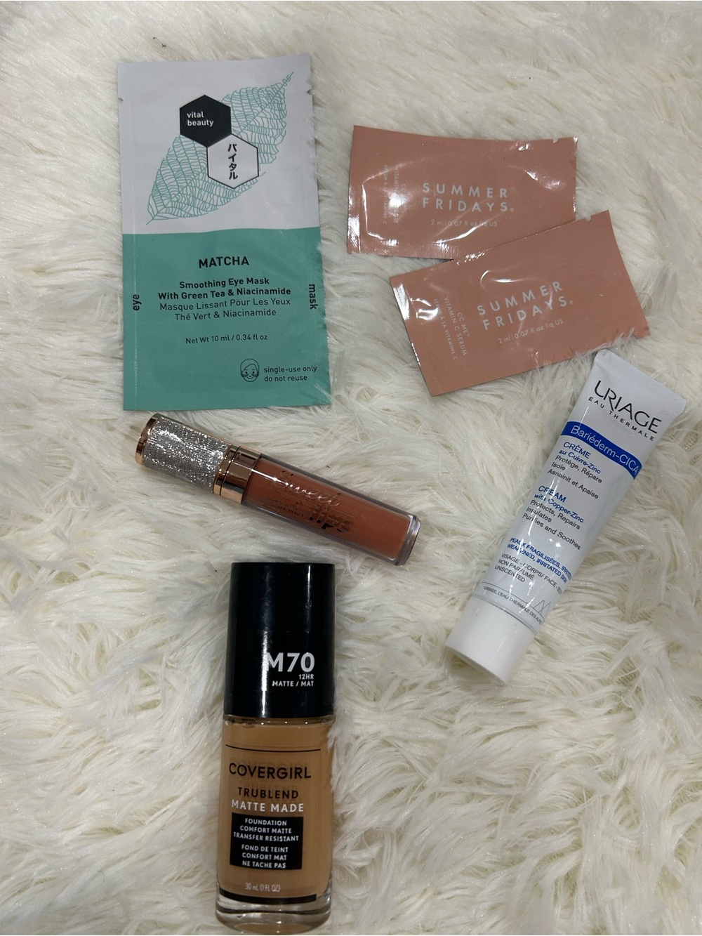 COVERGIRL TruBlend Matte Made Foundation M70 with Neutral Brown Lip Gloss